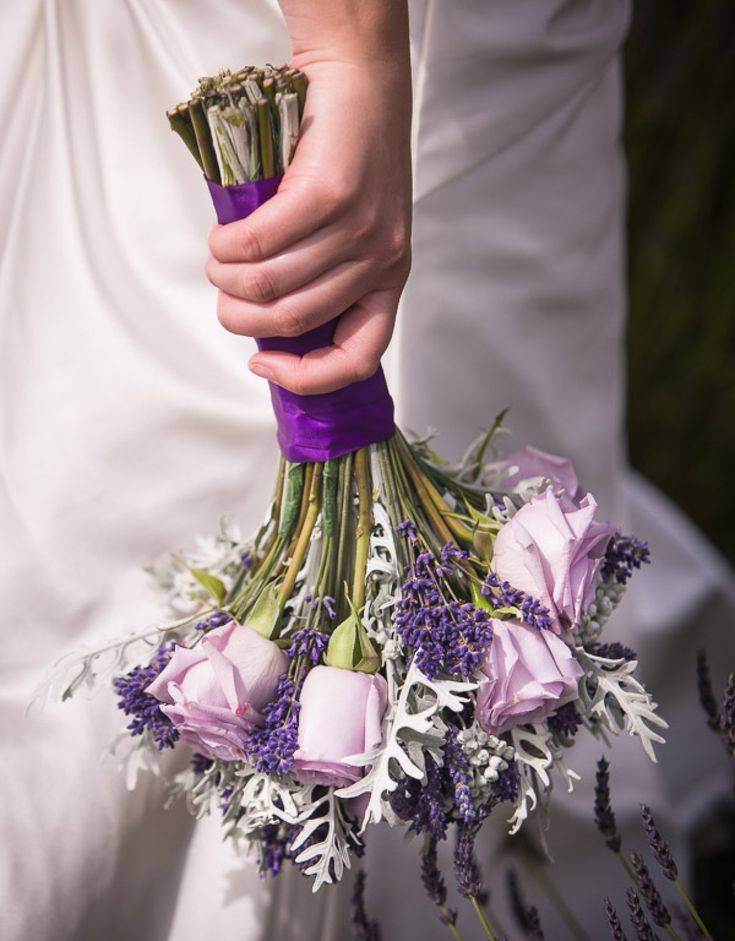 Свадебный букет в стиле прованс, флористическая композиция
