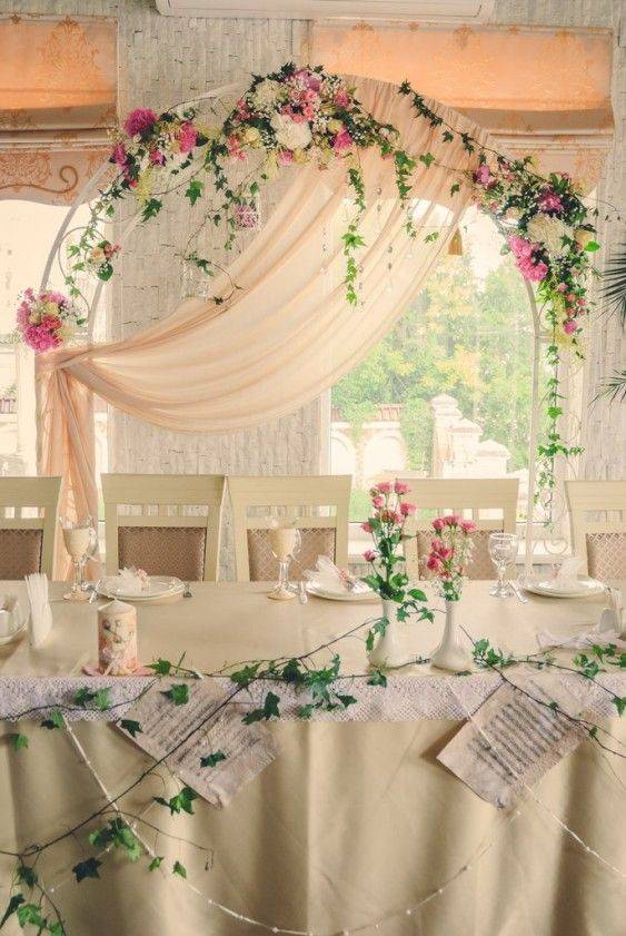 Украшение зала на свадьбу стиль "шебби шик" золотой фото — 14 идей 2021 года на невеста.info