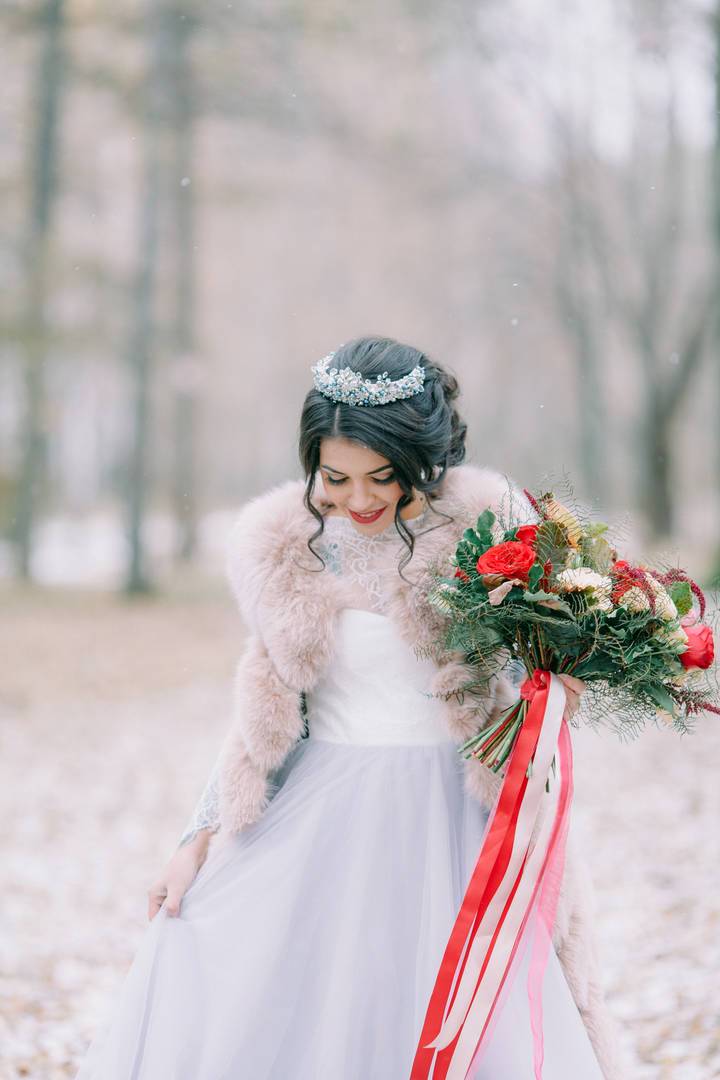 Модное свадебное платье для зимы 2021 года: мега тренды фото