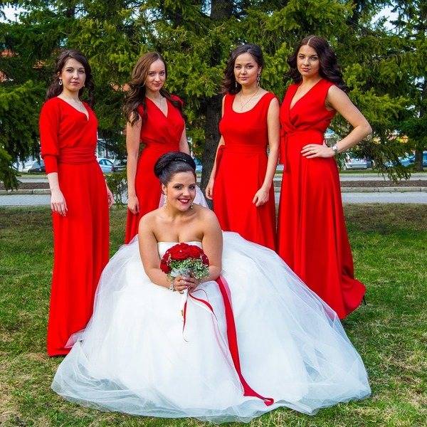 Бело-красная свадьба: стильное оформление яркой свадьбы