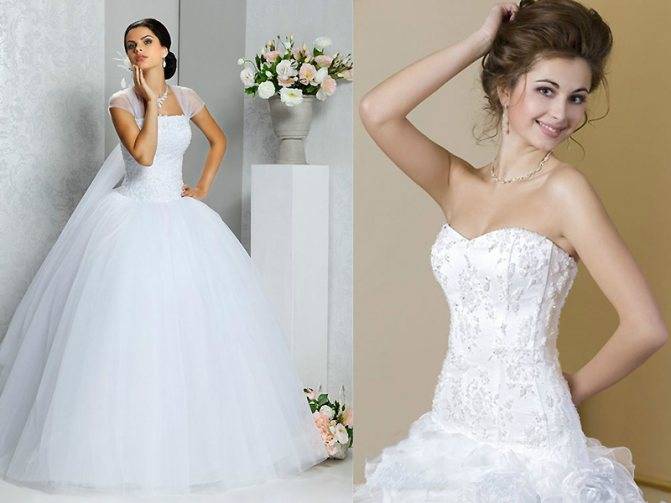 Свадебные платья с корсетом из жемчуга - обзор популярных моделей и аксессуаров к ним с фото