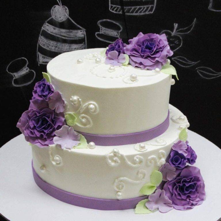 Свадебный торт фото идеи в сиреневом цвете