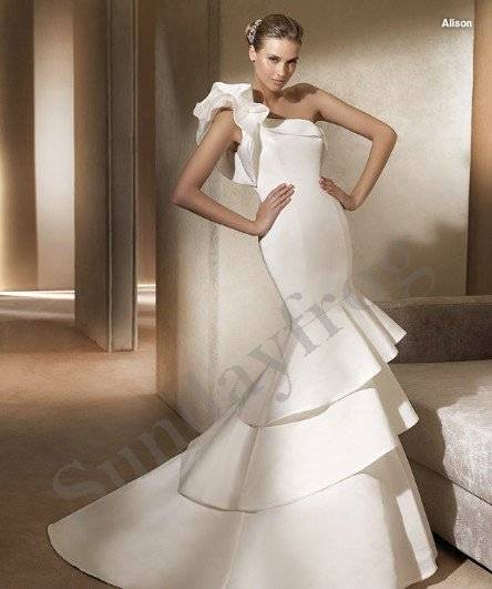Прямые свадебные платья — выбор модного фасона и лучшие примеры + 64 фото