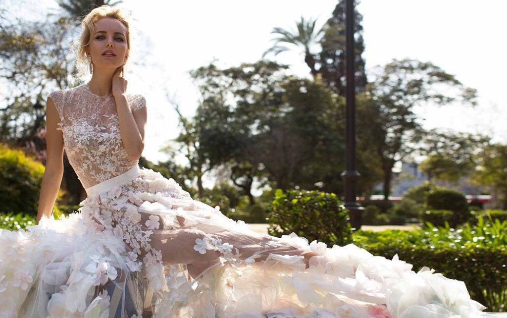 ᐉ стильные свадебные платья с разрезом на ноге – обзор актуальных моделей - ➡ danilov-studio.ru