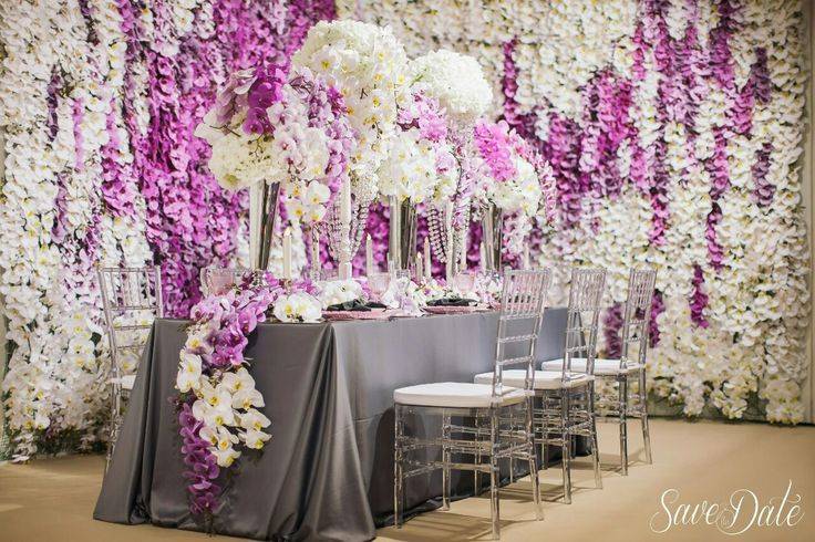 Оформление свадьбы живыми цветами – украшаем зал по правилам флористики своими руками