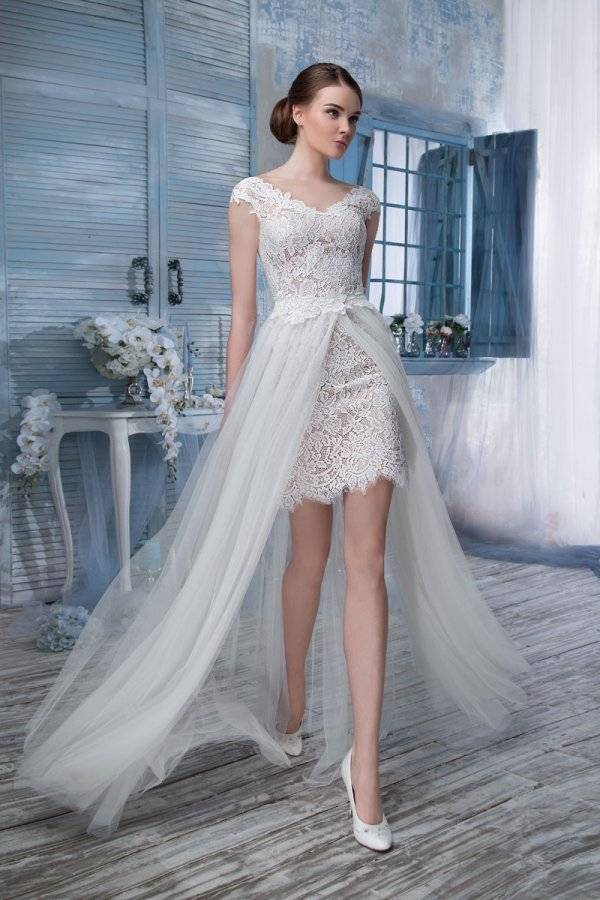 Свадебные платья-трансформеры «2 в 1»: фото и идеи стильных нарядов