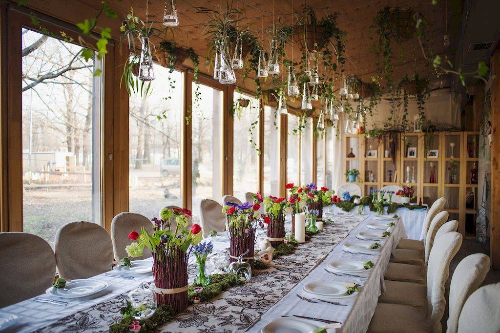 В каком стиле и как украсить ресторан на свадьбу – оформление зала и веранды