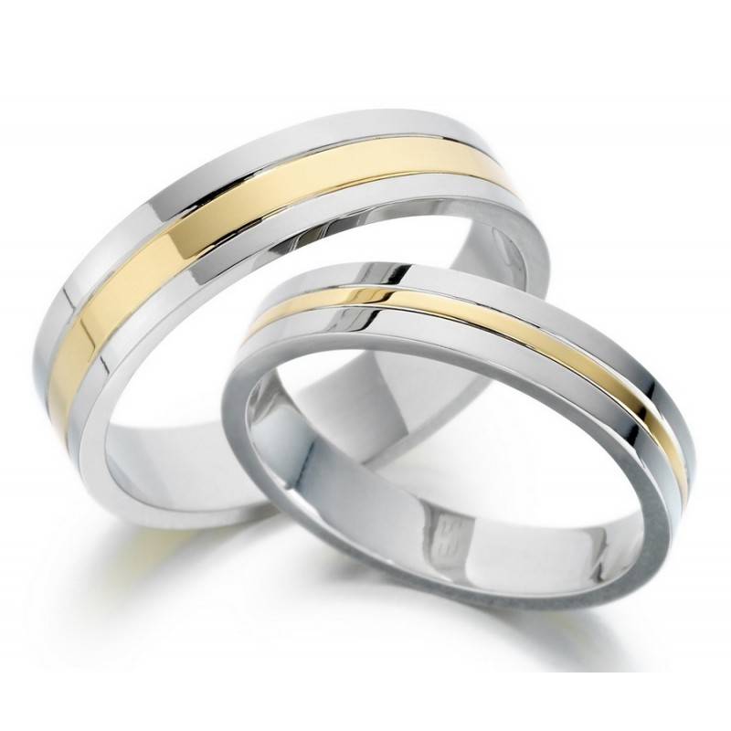 Из какого материала должны быть кольца: варианты обручальных колец из двух металлов
