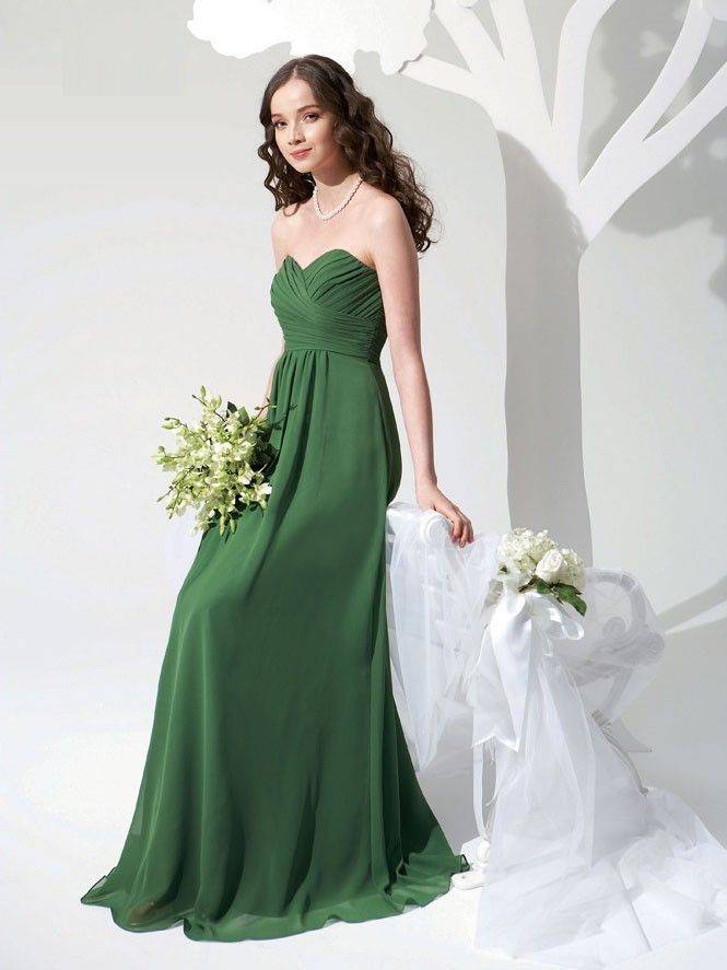 Зеленое свадебное платье в [2019] – фото ? наряда, элементов & советы по подбору