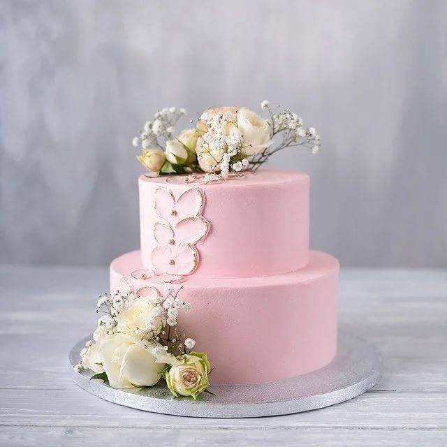 Свадебный торт без мастики [2019]: фото ? самых красивых & маленьких с ягодами и бисквитом