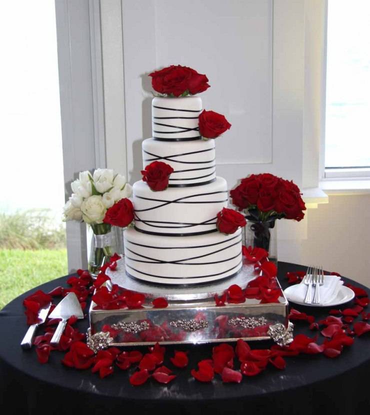 Декорируем торт к свадьбе