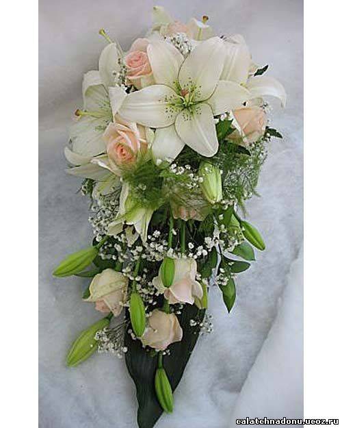 Каскадный букет невесты своими руками ?: мастер-класс [2019], как сделать из орхидей, лент & роз