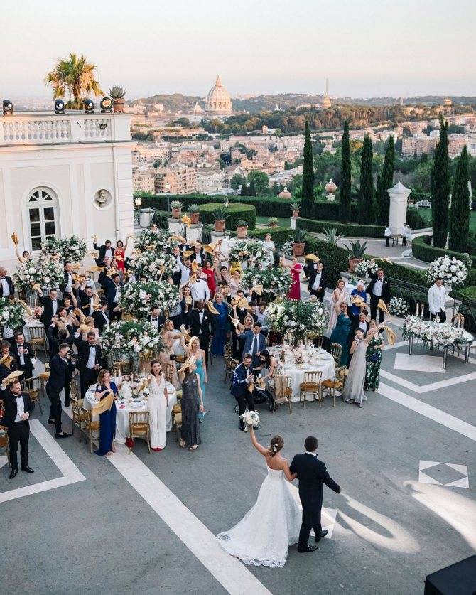 Свадьба в итальянском стиле [2019] – идеи по меню?, декору & программа мероприятия