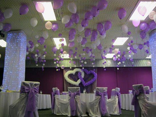 Фиолетовая свадьба оформление ???? свадебного зала