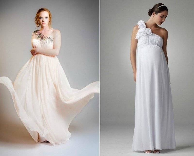Свадебные платья для беременных (52 фото)