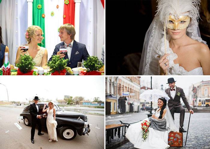 Свадьба в стиле мафия: идеи оформления с фото и видео, образы молодоженов