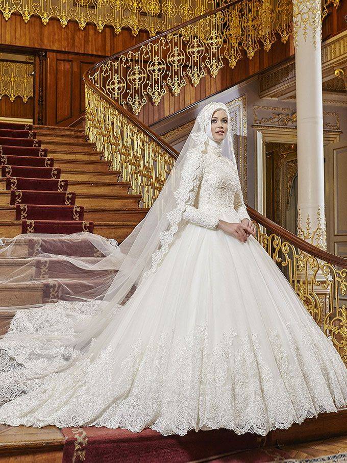 Роскошь и изящество мусульманских свадебных платьев