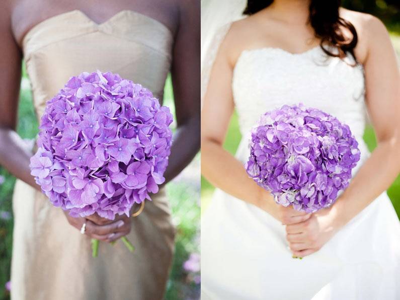 Фиолетово-желтая свадьба: эффектность и позитив
