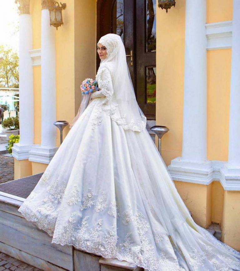 Модели мусульманских свадебных платьев