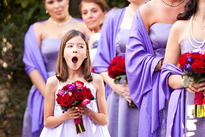 Дети на свадьбе — чем занять, украшения, платья, идеи угощений (72 фото + видео)