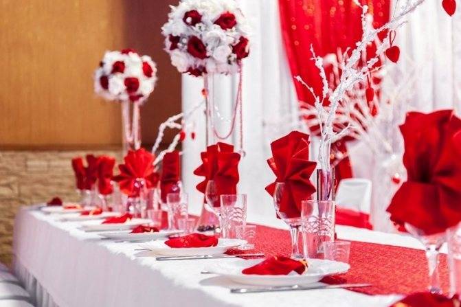 Свадьба в красном цвете: новые идеи оформления