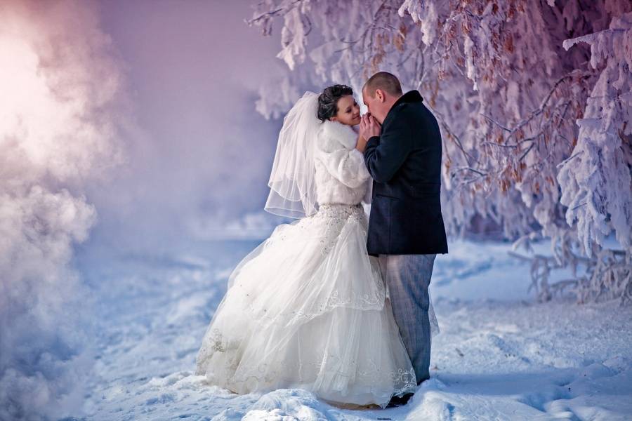 Свадьба зимой: плюсы и минусы. свадьба зимой: идеи для фотосессии :: syl.ru