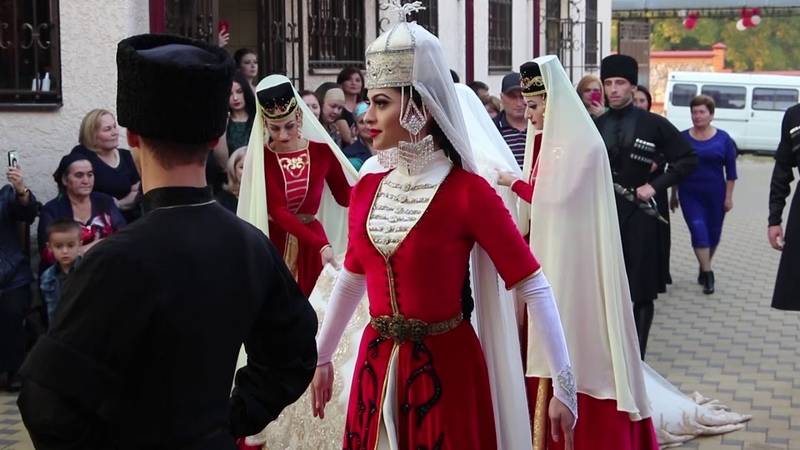 Кабардинская свадьба — национальные традиции и обычаи