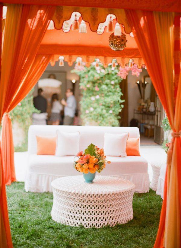 Оранжевая свадьба: как украсить и оформить