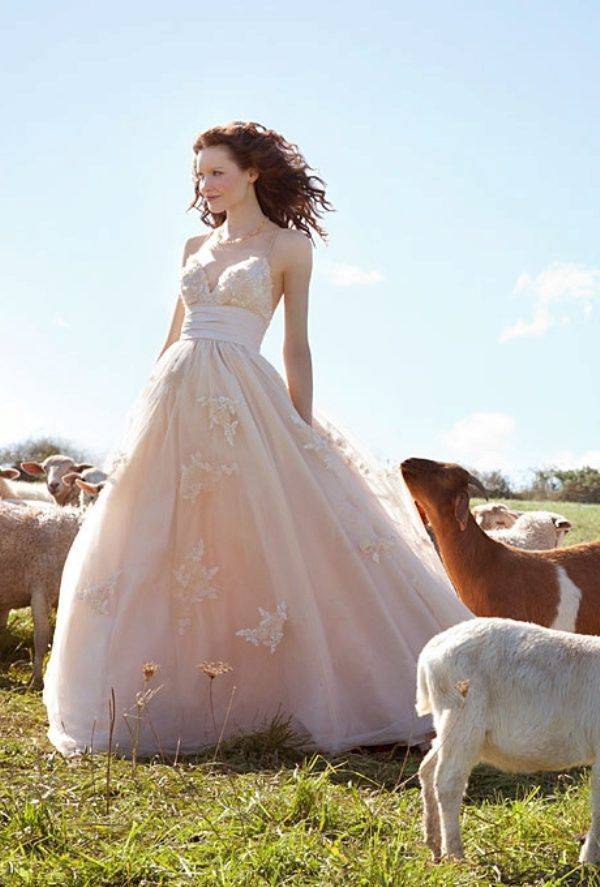 Свадебные платья в стиле рустик: рустикальный образ невесты, фото и видео