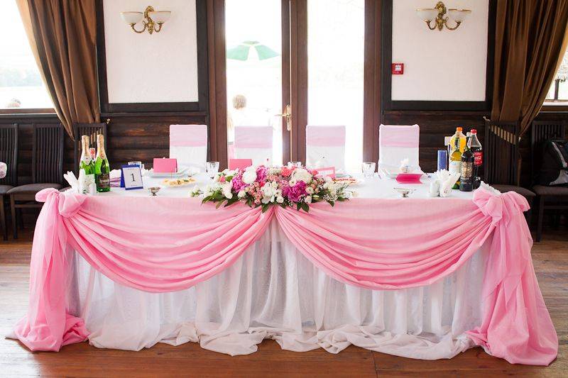 Нежная свадьба в розовом цвете