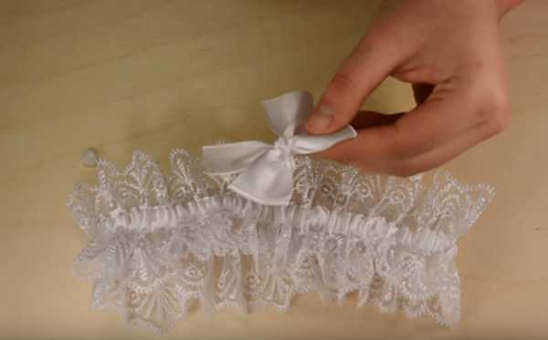 Подвязка невесты своими руками