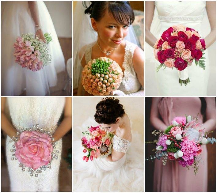 Малиновый букет невесты: подбор под тематику свадьбы, выбор растений в малиновом цвете, фото и декор