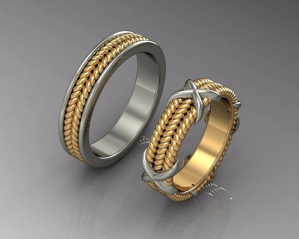 Необычные обручальные кольца с эксклюзивным красивым дизайном