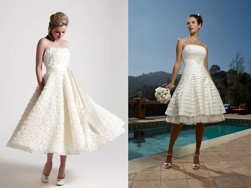 Свадебные платья в стиле 60-х – модно, стильно и нетривиально