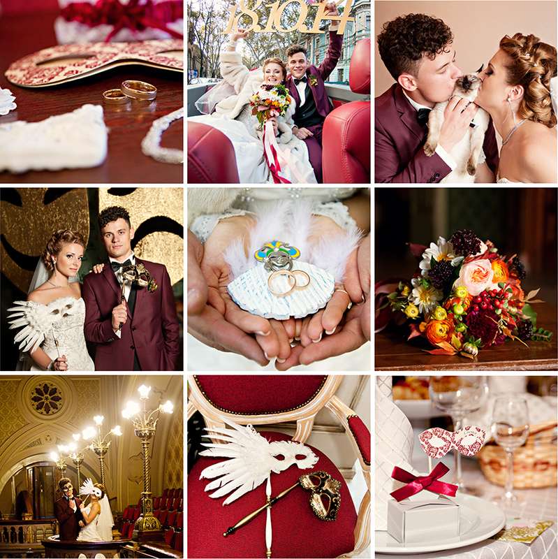 Свадьба в венецианском стиле: красочно и оригинально!