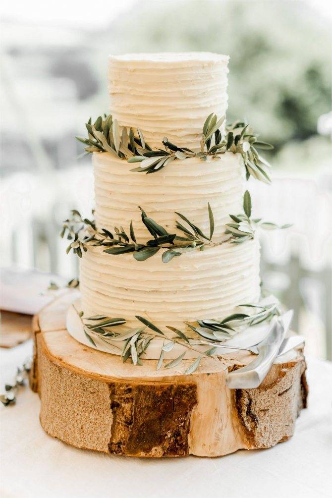 Свадебный торт в стиле рустик: правила и советы по выбору торта