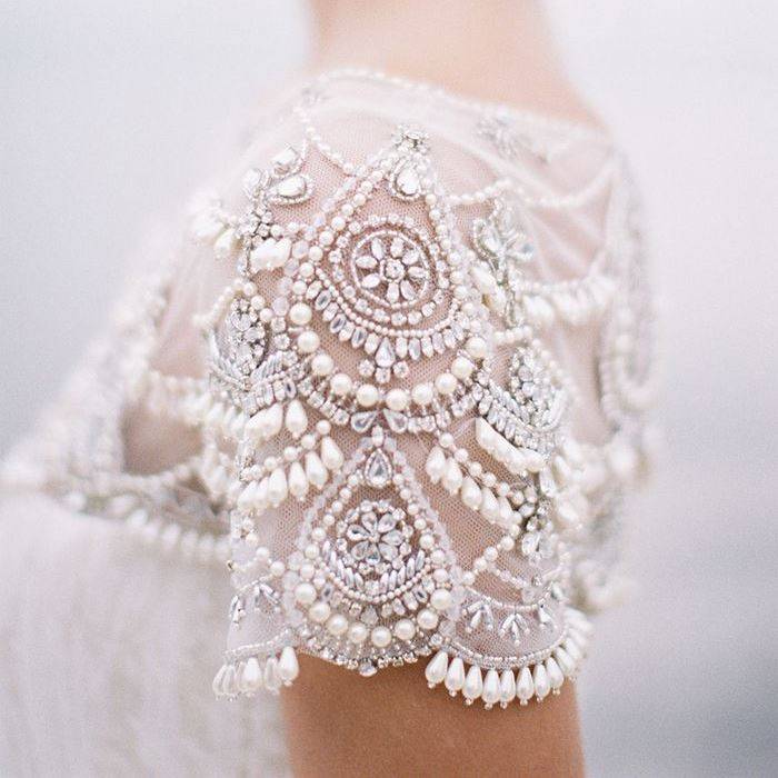 Свадебное платье с вышивкой ручной работы — самые красивые модели