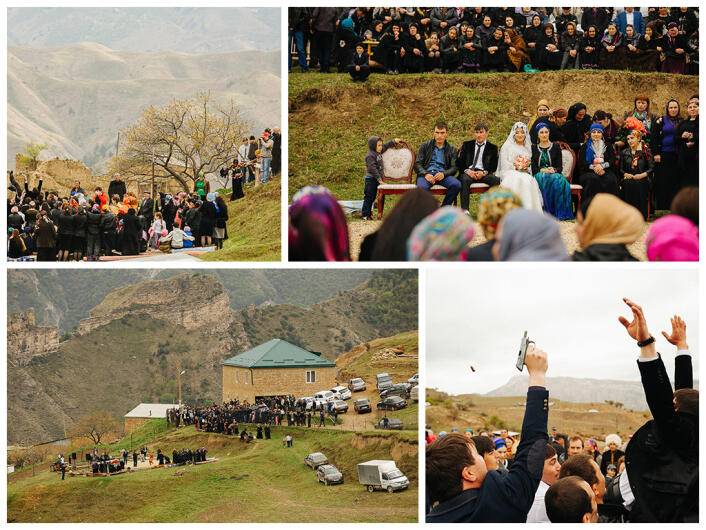 Как проходит чеченская свадьба? фото и видео обычаев