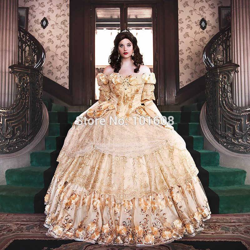 Свадебные платья в стиле барокко - особенности фасона и декора