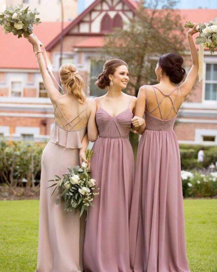 Платья для подружек невесты: советы, фасоны, фото