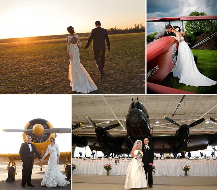 Выкуп невесты в стиле «свадебный авиалайнер»