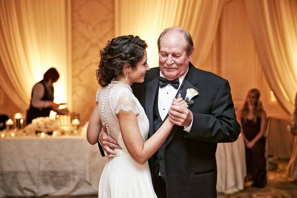 Трогательный танец отца и дочери на свадьбе - полезные советы