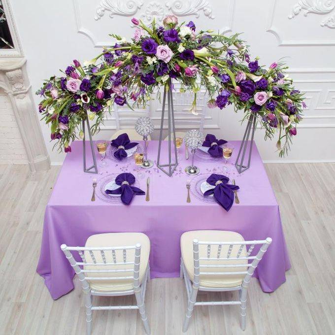Фиолетовая свадьба – 23 фото свадеб в фиолетовом цвете