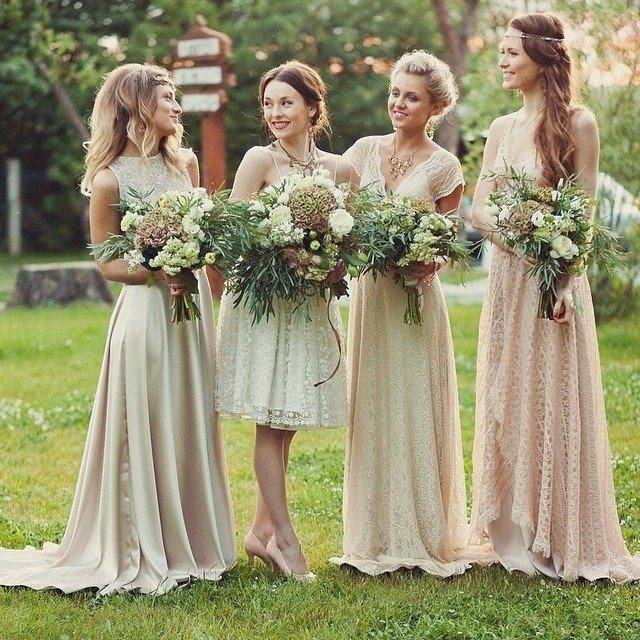 Очаровательные свадебные платья в стиле рустик
