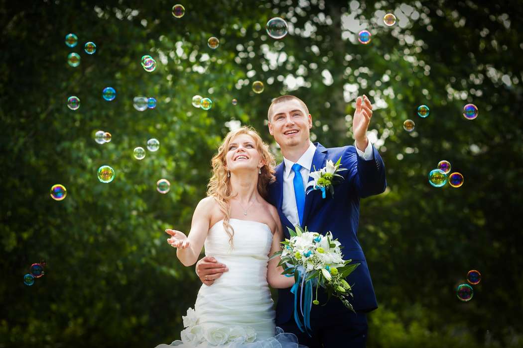 Свадебная фотосессия с воздушными шарами (идеи и фото)