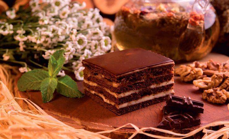 Торт медово-шоколадный