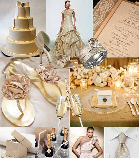 Актуальные модели свадебных платьев цвета шампань – обзор