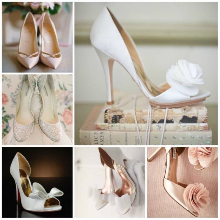 Цвет свадебных туфель - какой должен быть