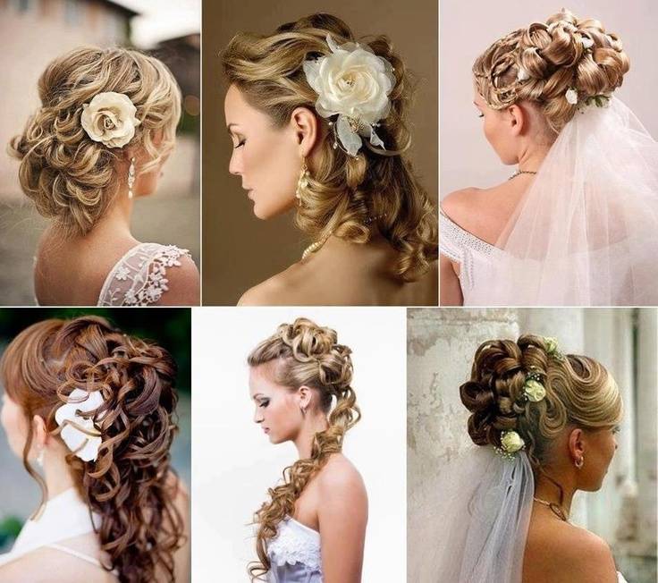 Красивые прически на свадьбу на длинные волосы – обзор стильных укладок для невест