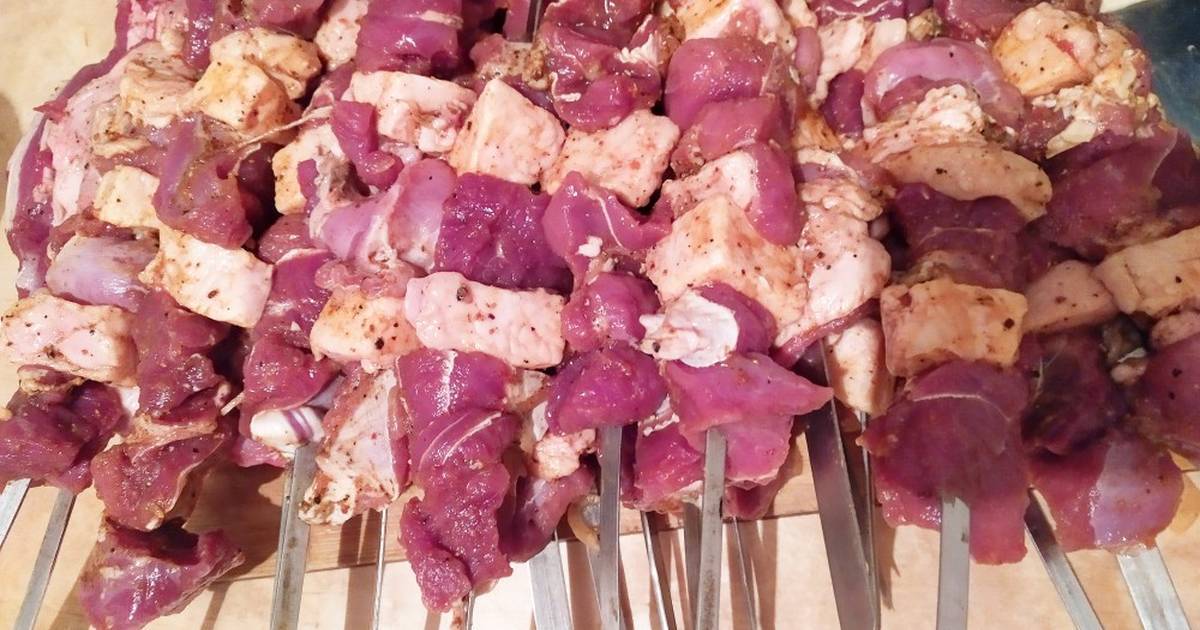 Шашлык из свинины + самый вкусный маринад, чтобы мясо было мягким и сочным